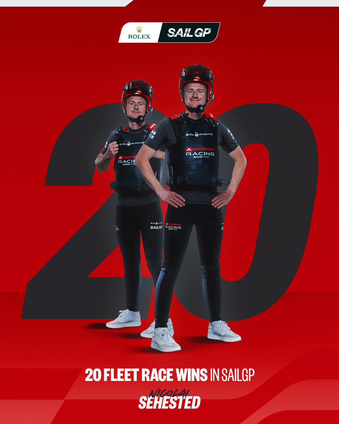 SailGP 🏆里程碑达成！尼古拉·塞赫斯特德与菲尔·罗伯逊双双斩获个人Sai