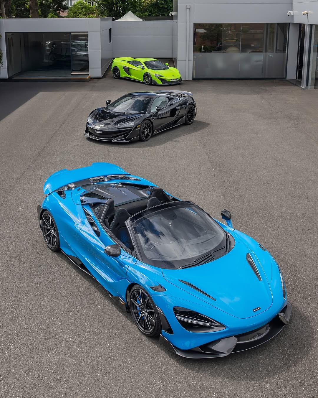 🔥迈凯伦长尾三杰聚首！600LT/675LT/765LT Spider，限量纯