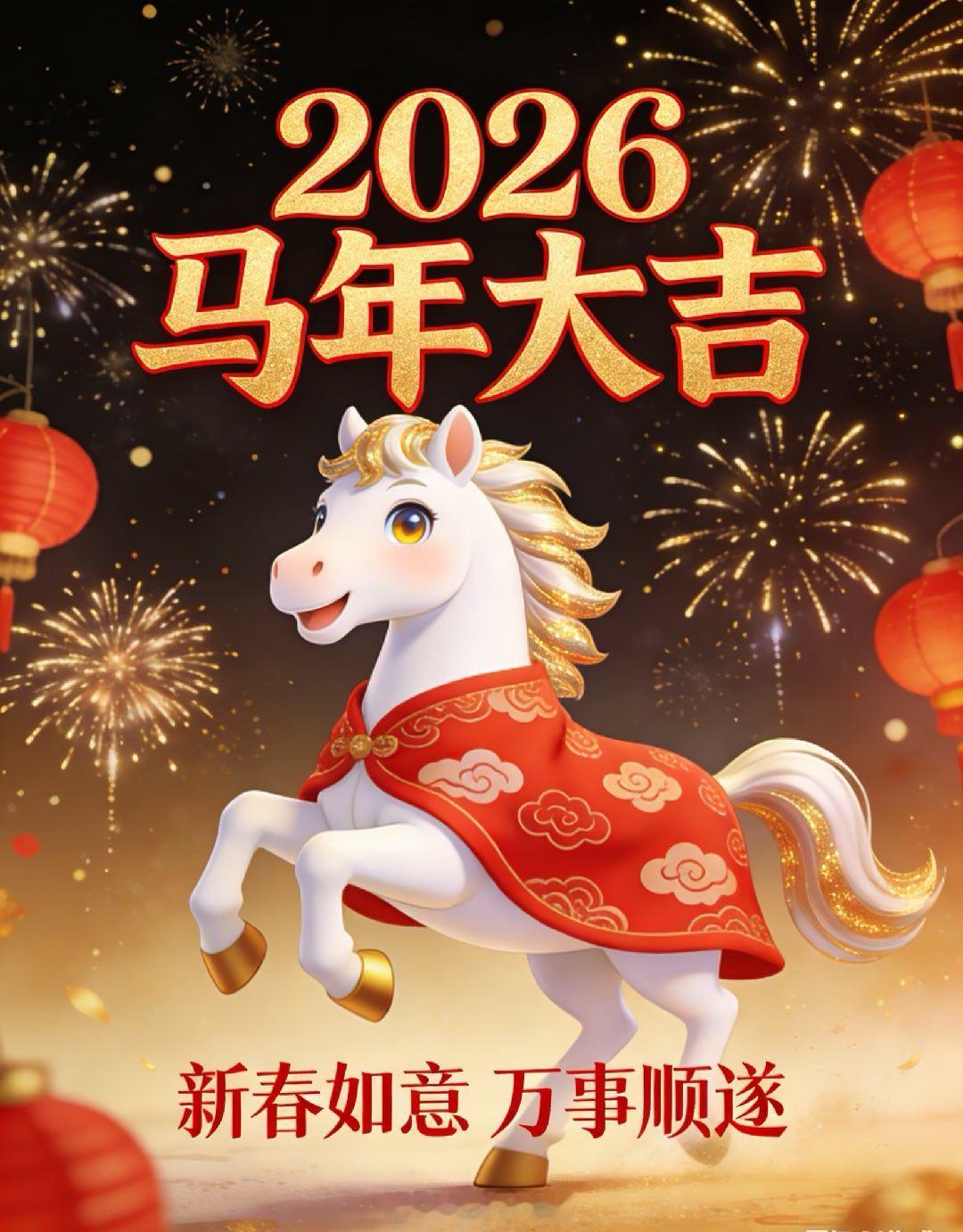 除夕的饺子包着团圆，窗外的烟火点亮期盼。不用许太宏大的愿望，只愿2026年的我们