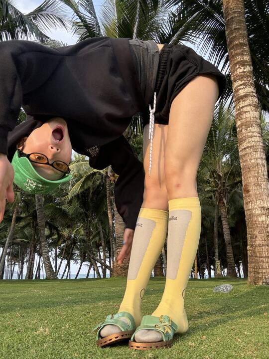 折叠了一个新的拍照姿势