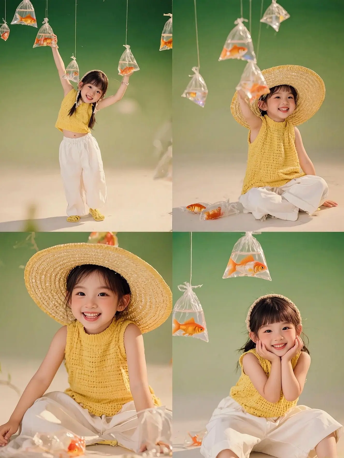 童真金鱼影 ai创作 AI创作灵感挑战赛太权威 全新AI写真