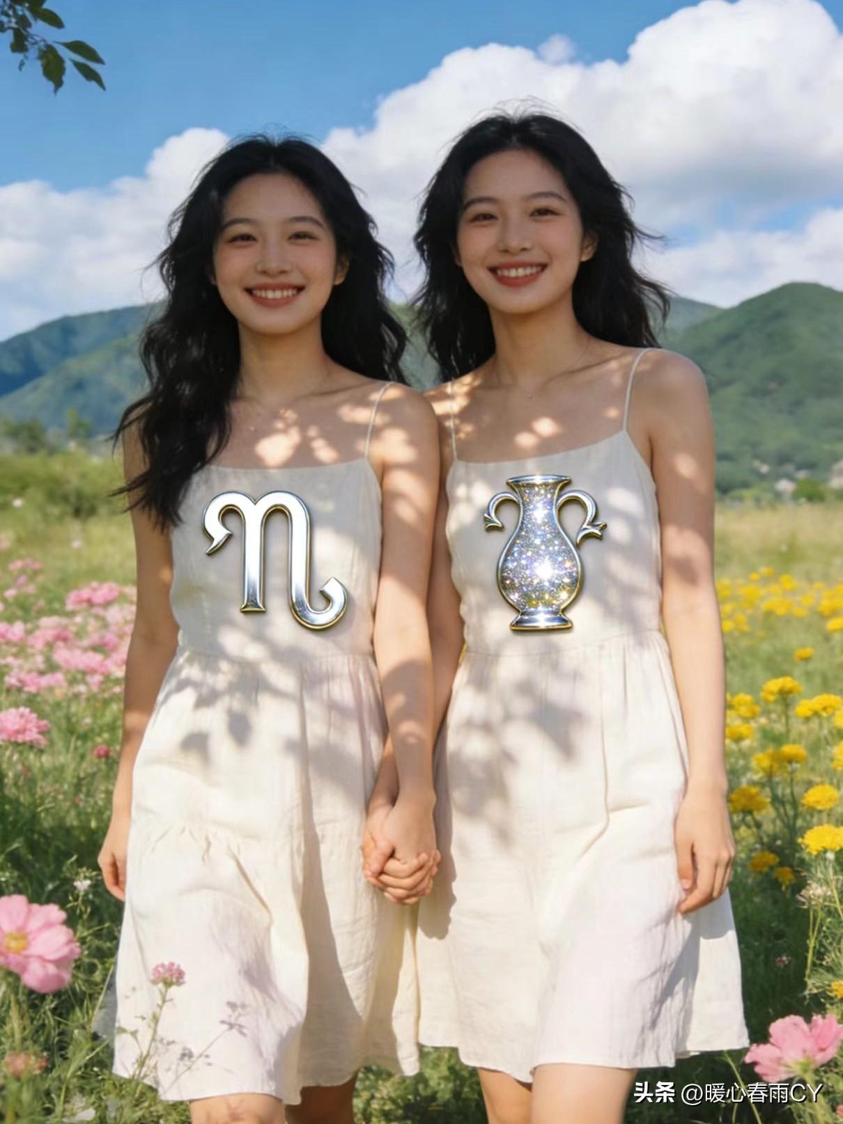 白羊座与水瓶座：天生投缘，堪称神仙组合！

白羊和水瓶真的很投缘，
一个热情奔放