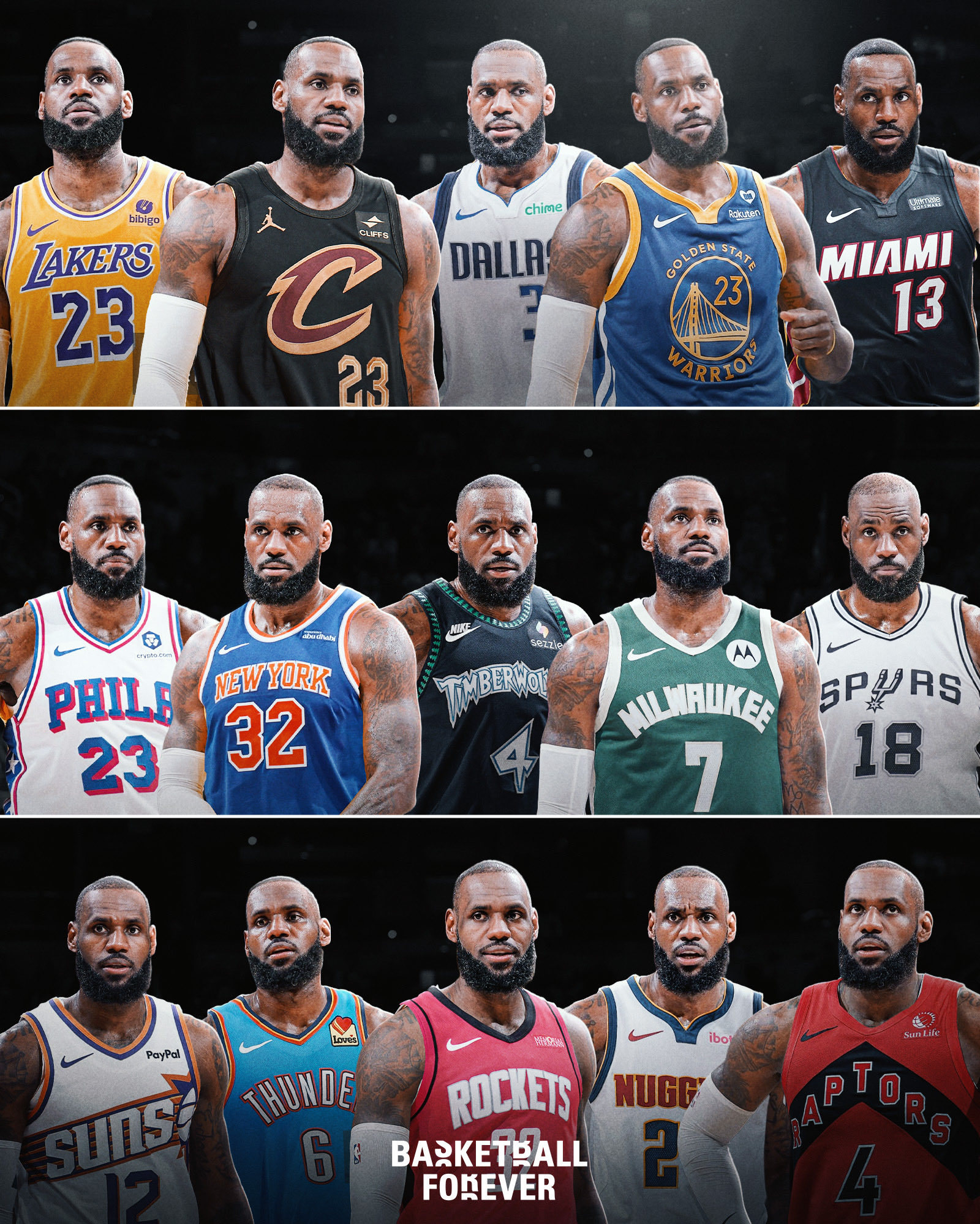 比尔·西蒙斯建议詹姆斯“最后一舞”与每支球队都签一周的短合同 