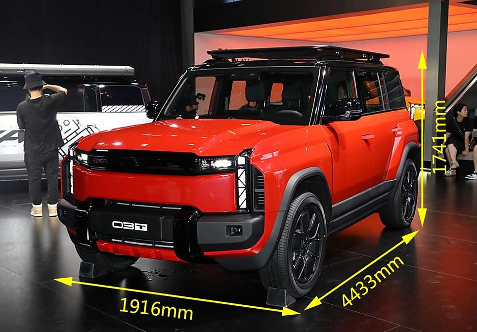 【面相更凶/自带宽体包围 iCAR 03T车展抢先看】奇瑞在2023年4月发布了