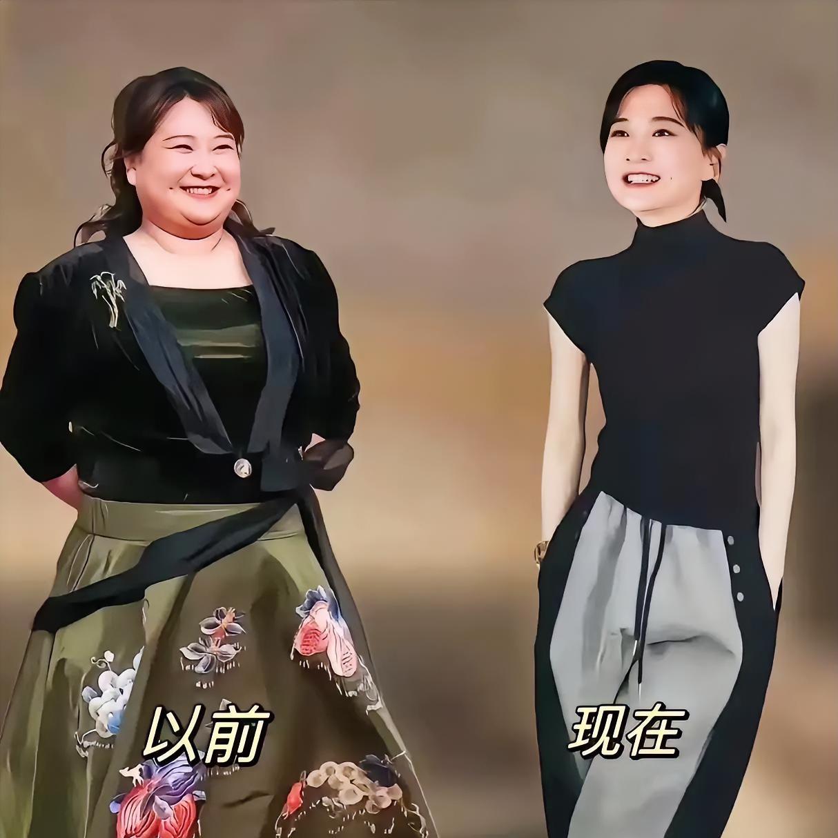 贾玲最近瘦了不少，可观众却开始想念她以前胖嘟嘟的模样了！想当年，她往台上一站，啥