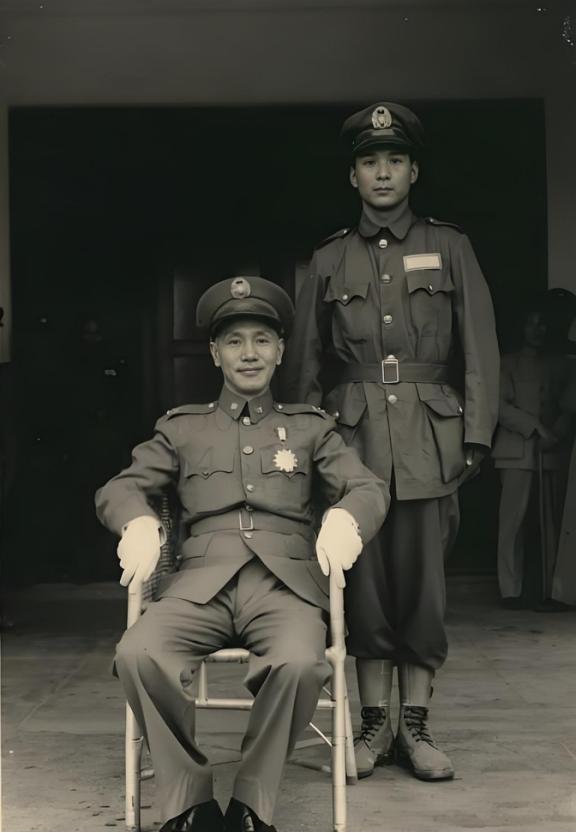 “西安事变”时，21岁的贴身侍卫周中峰背蒋逃出华清池寓所，之后倍受器重一路高升。