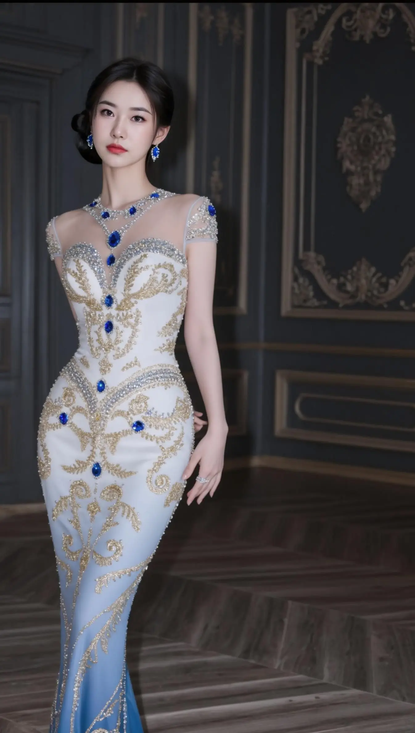 AI华丽晚宴写真 随变ai随便玩