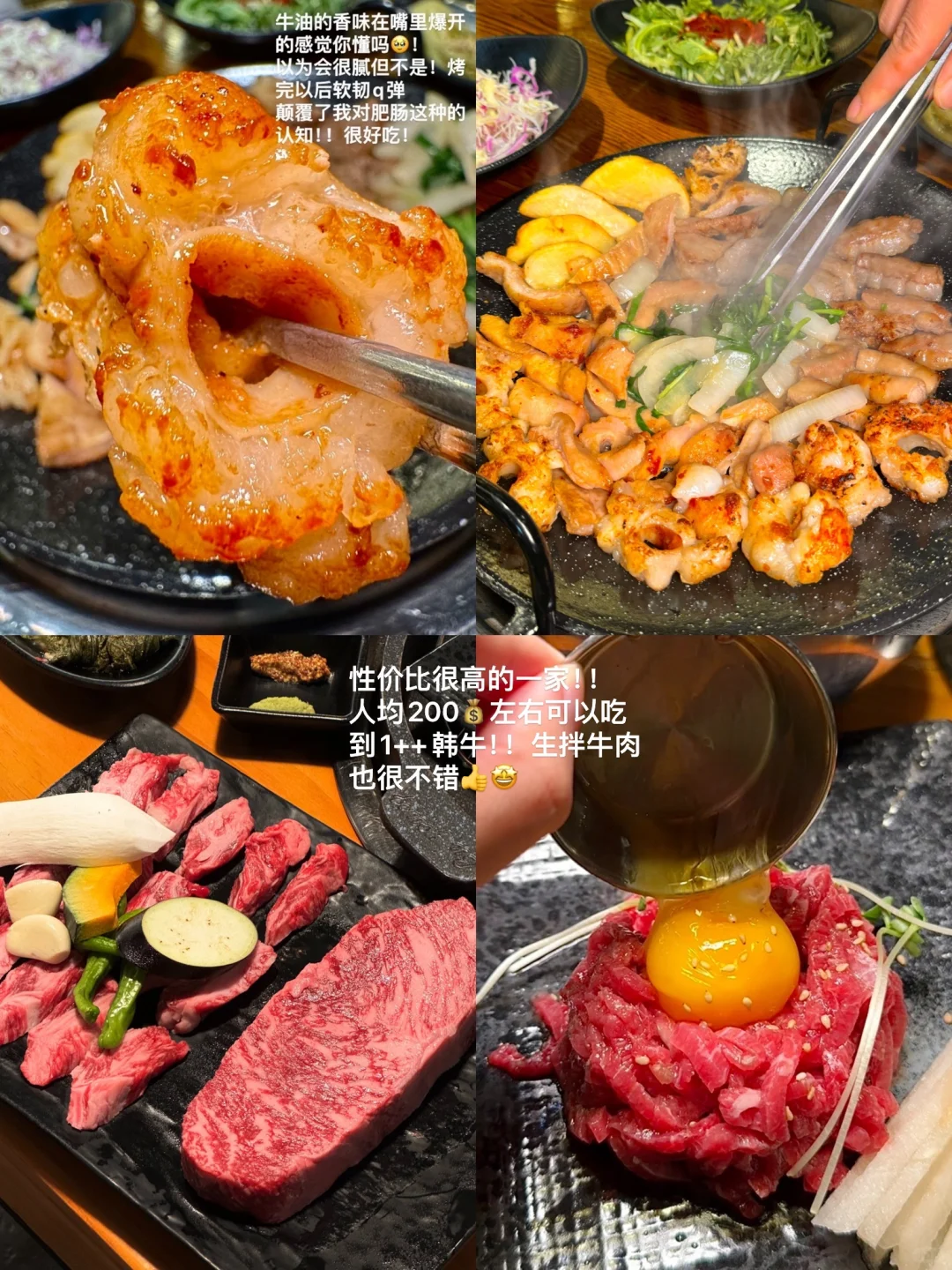 济州岛市区极品！牛逼好吃的烤牛肠&韩牛……