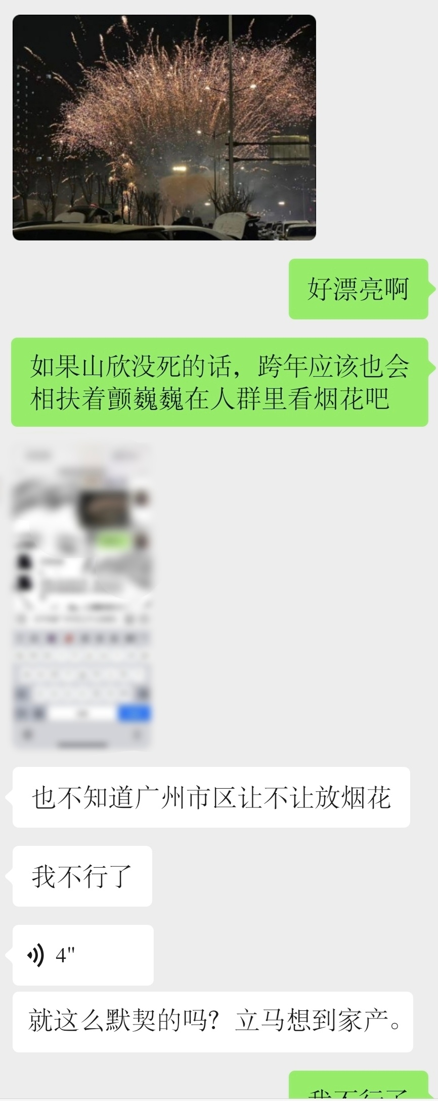 欢山越岭 也和你们说，新年快乐 