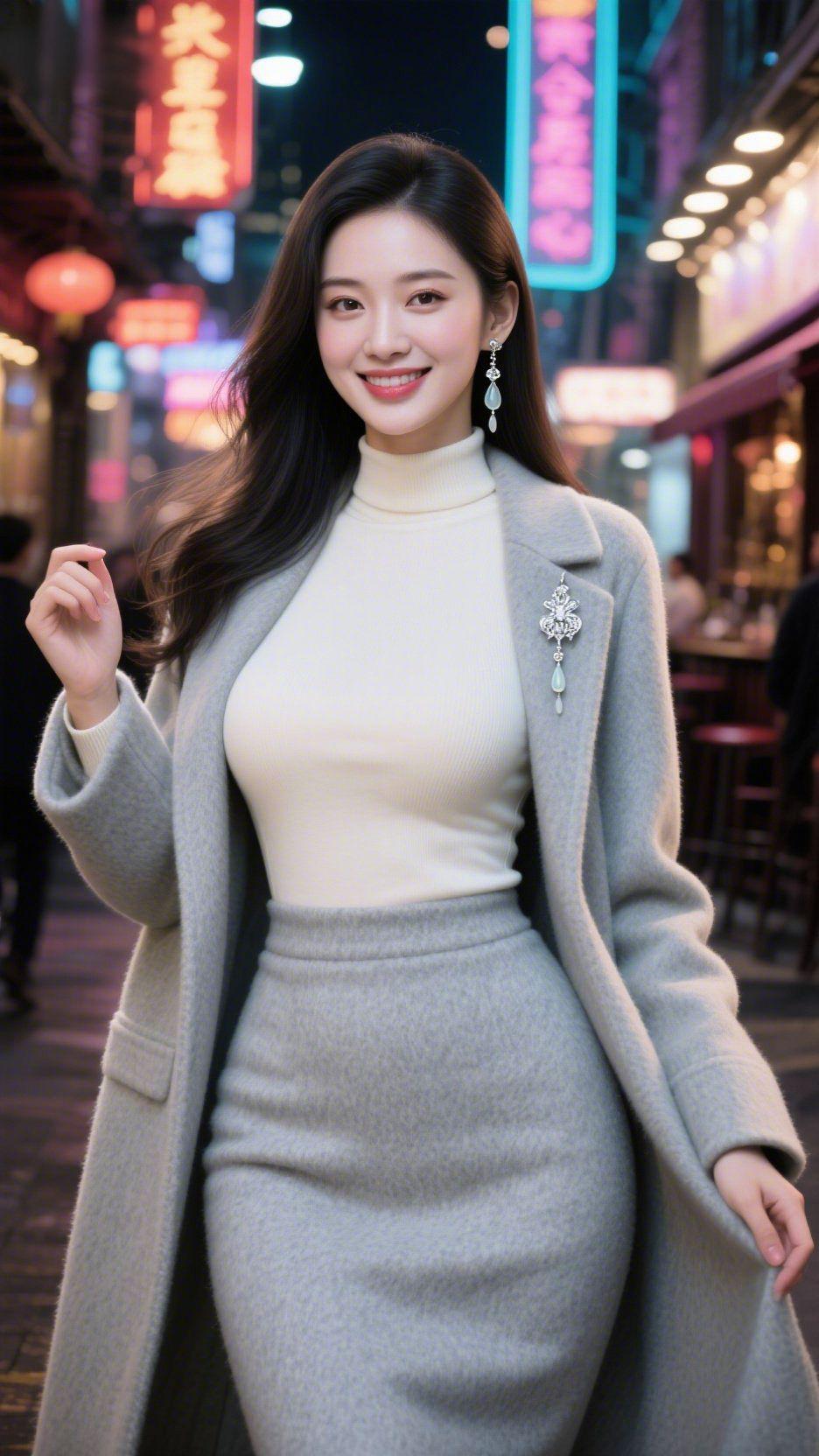 晨雾漫街巷
 
晨雾轻笼老街，微光穿透薄纱，将青石板路晕染得温润透亮。她缓步前行