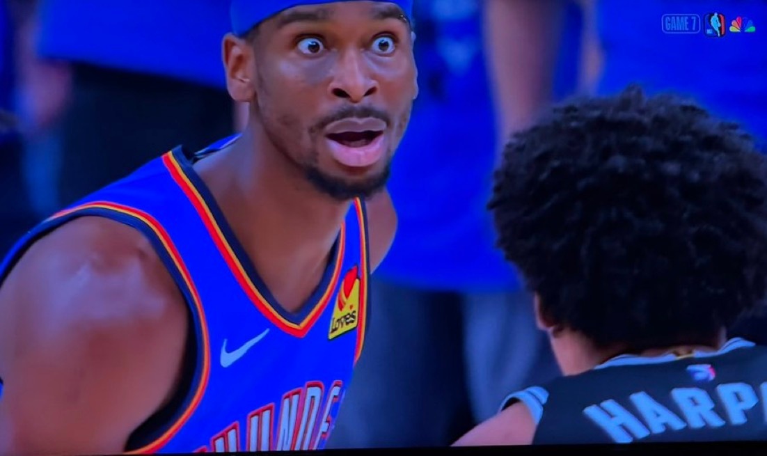 亚历山大今年季后赛：进球数：132个罚球：132分马刺4比3雷霆 NBA
