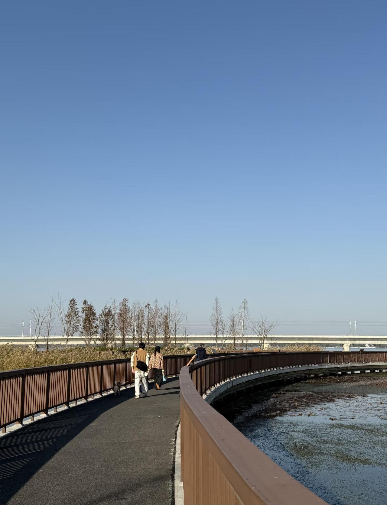 江滩徒步好选择
春光苦短必须跑步追赶 周末去哪儿