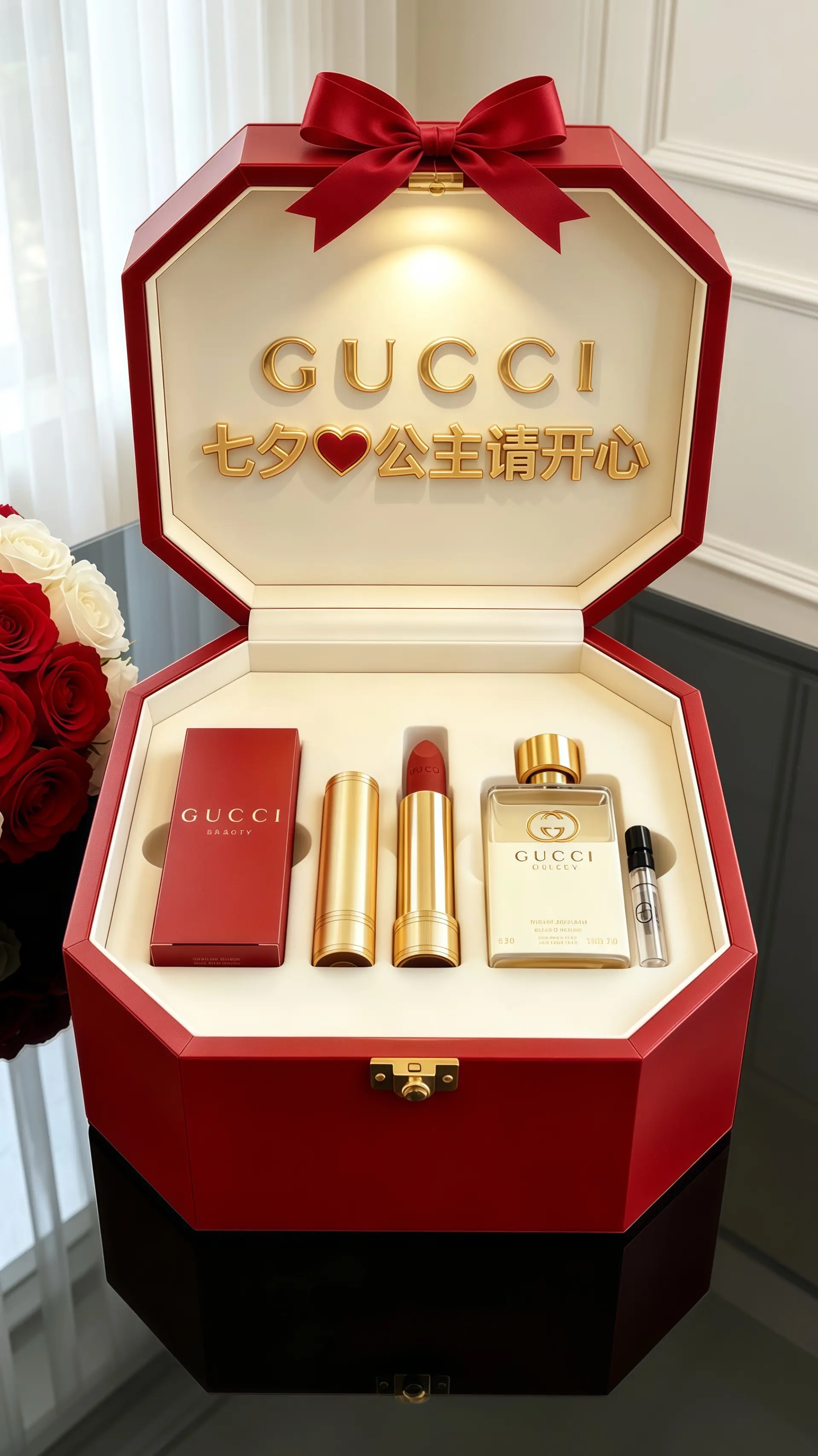 gucci礼盒 女生不能拒绝的礼物 七夕节礼物  女生喜欢收到的礼物 七夕礼物