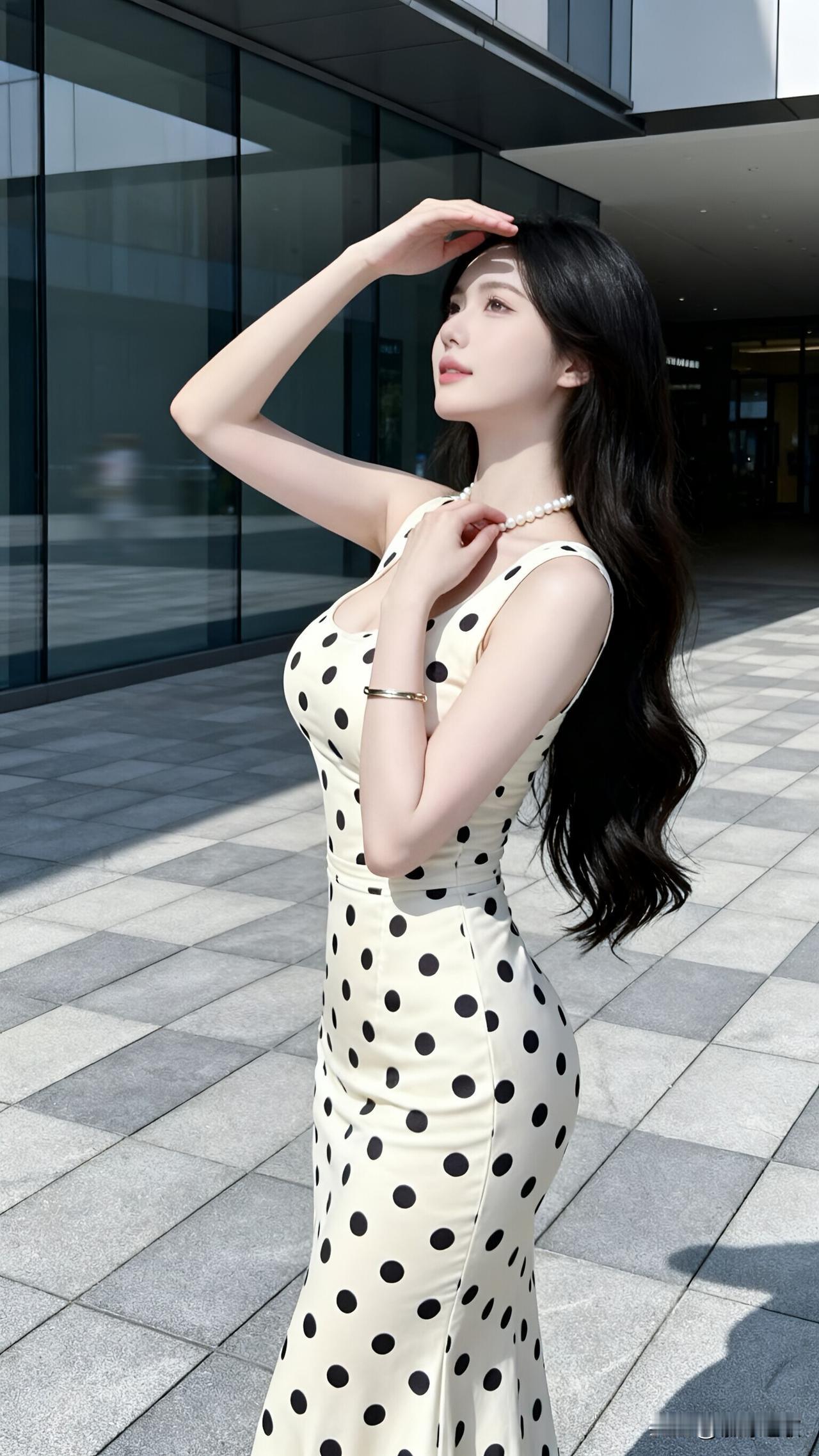 波点鱼尾裙太绝了！逛街被追着问链接
 
今天穿这条波点鱼尾裙出门逛街，刚走到商场