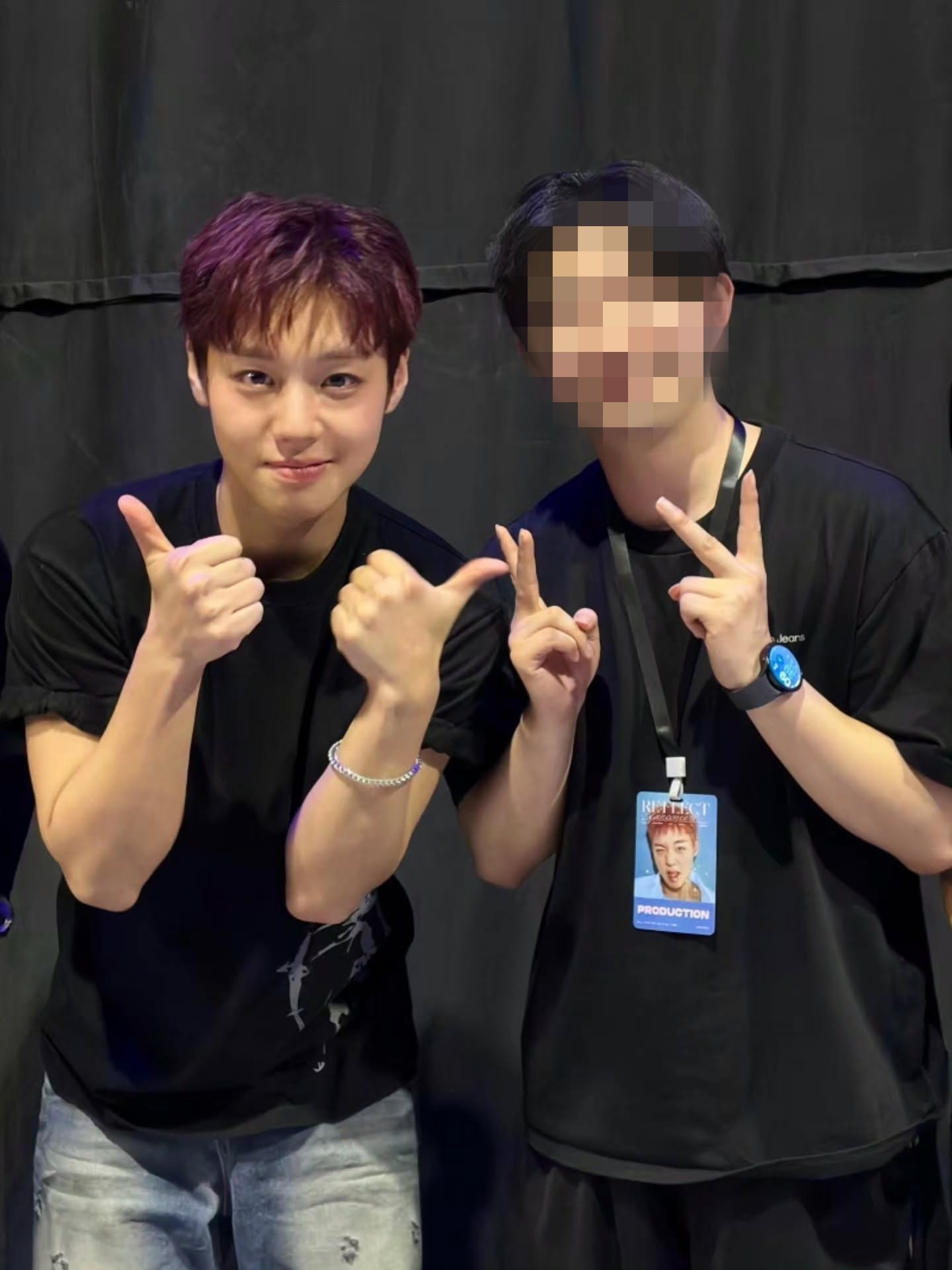 朴志训 FANCON演出导演分享志训合照