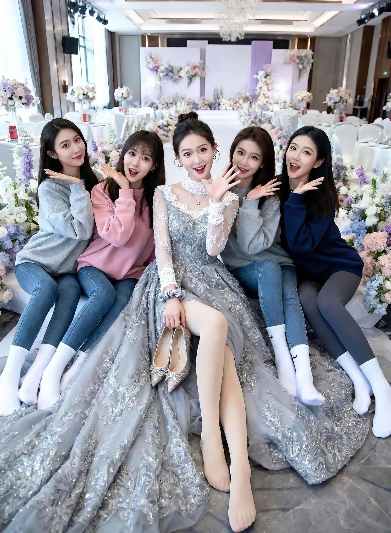 花间笑语，共话芳华。