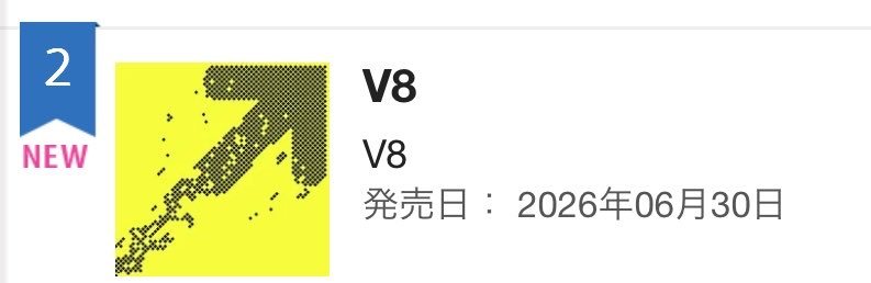 Oricon（日本公信榜）周榜每周专辑 6位每周合算专辑 6位每周数字专辑 9位