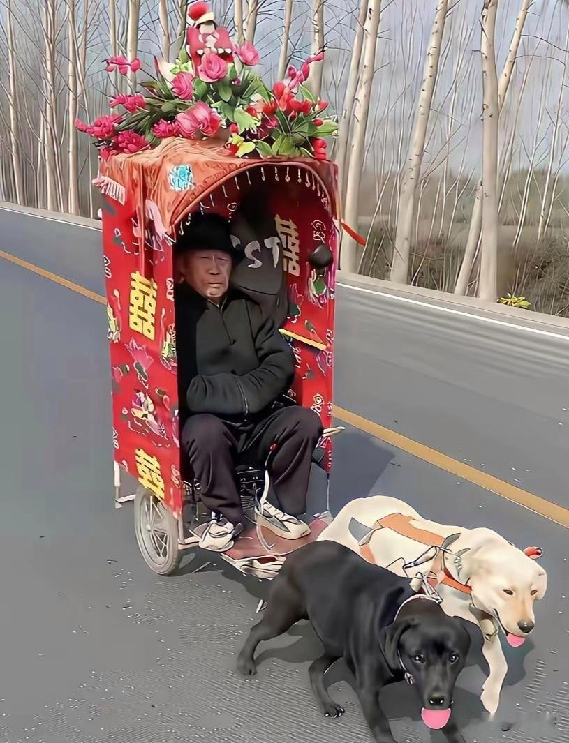 大爷就是大爷，座驾都不一般！大爷这是高手