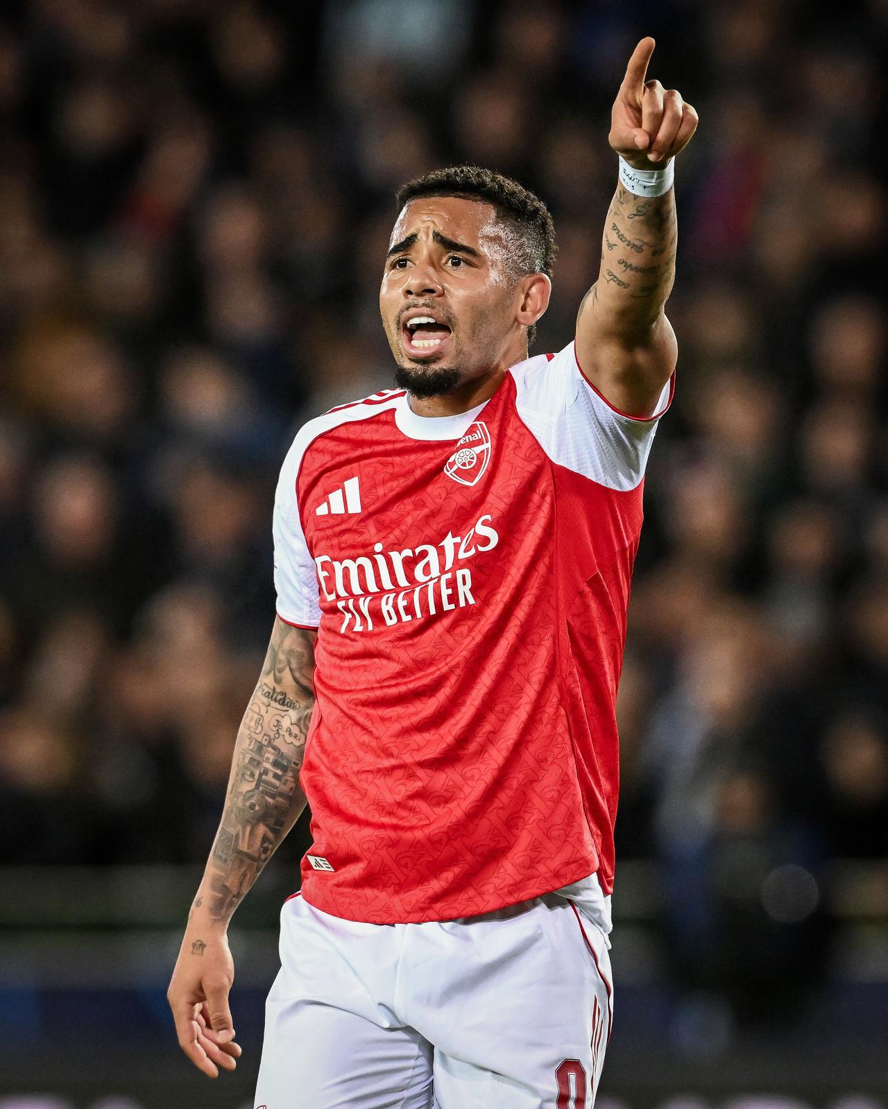 【热苏斯回来了】欧冠小组赛，阿森纳客场3-0击败布鲁日，加布里埃尔·热苏斯在伤缺