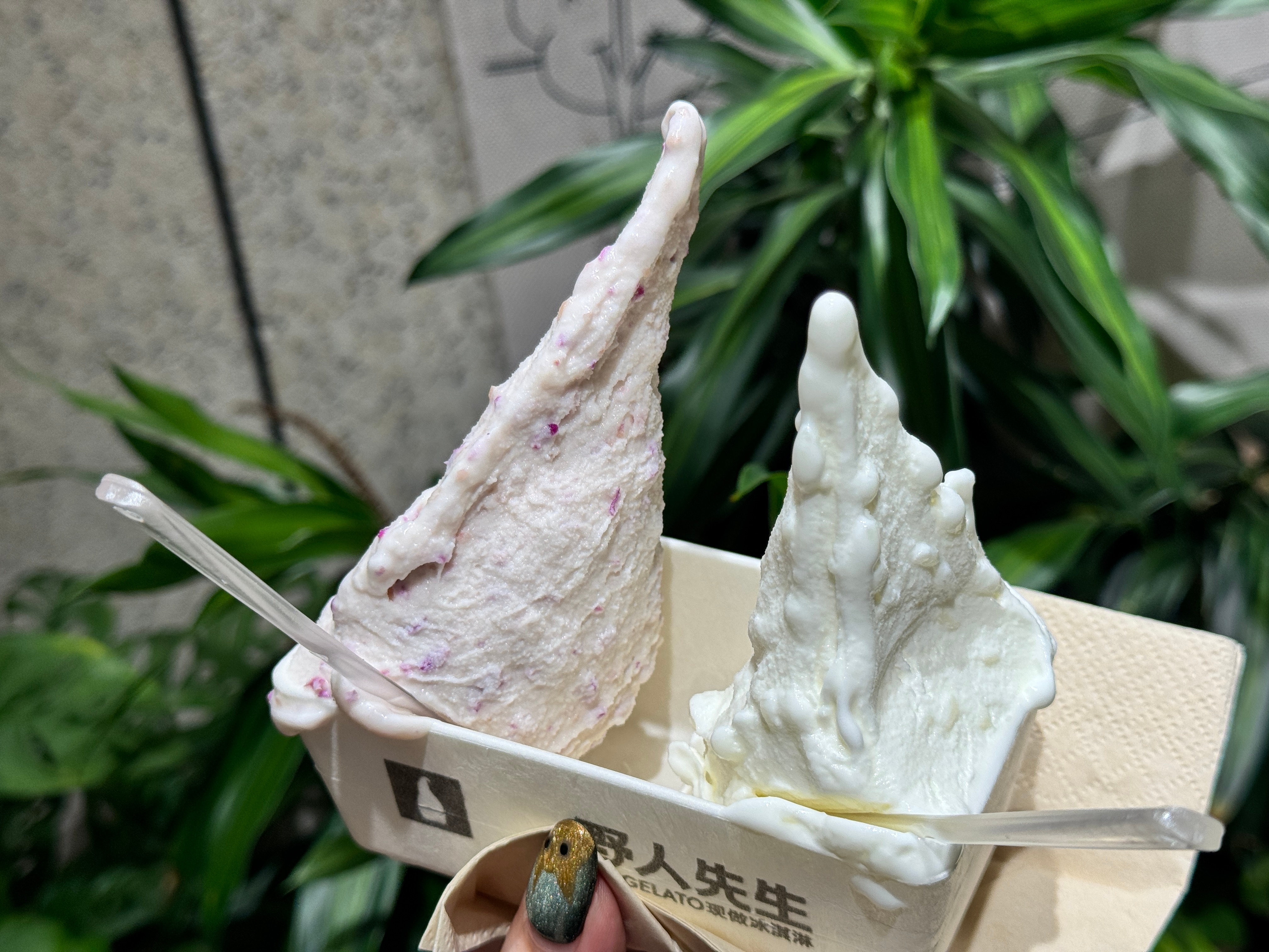 终于吃上了玫瑰味 只有甜味和玫瑰花味有点单调 结论是还是大米味好吃 
