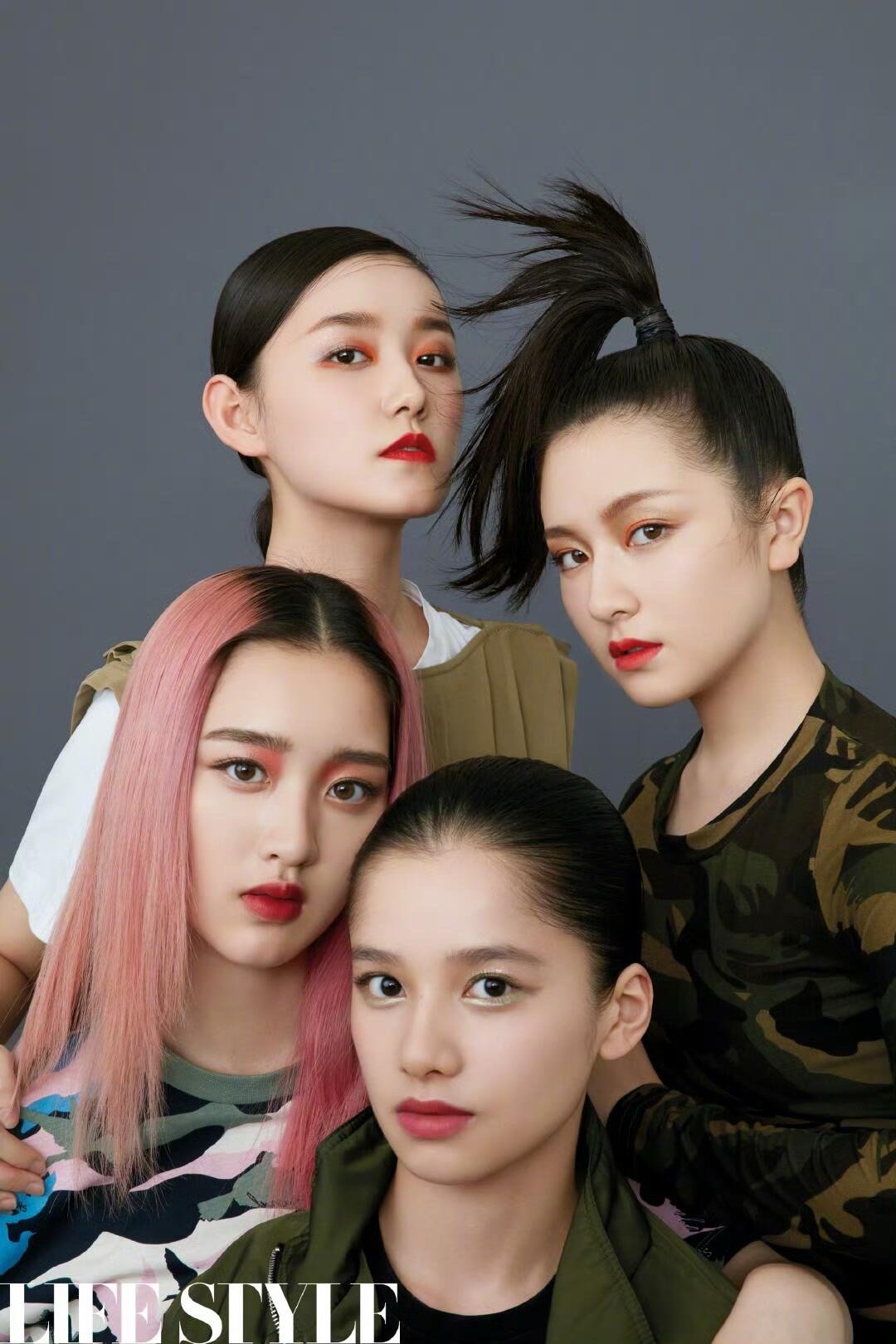 这灾难造型硬要说好看的，那就李兰迪吧 