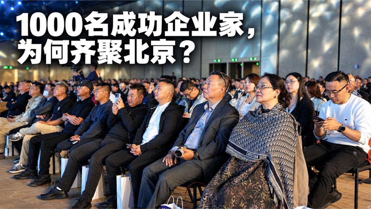1000名成功企业家，为何齐聚北京？