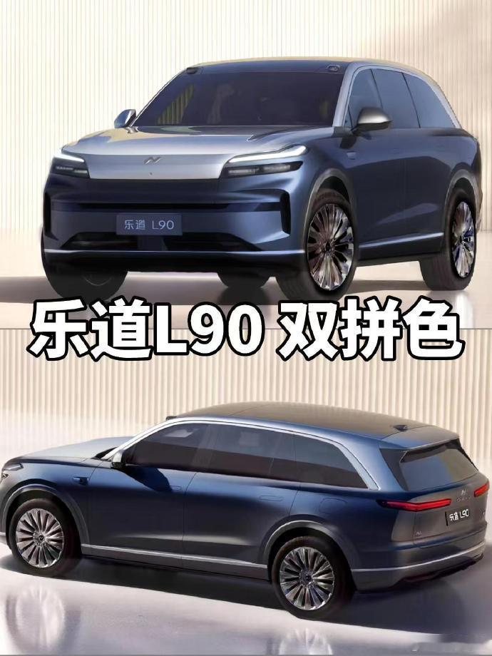 有网友给乐道L90 自己DIY 了个双拼色这谁能想到是 20 万级SUV 啊 ​