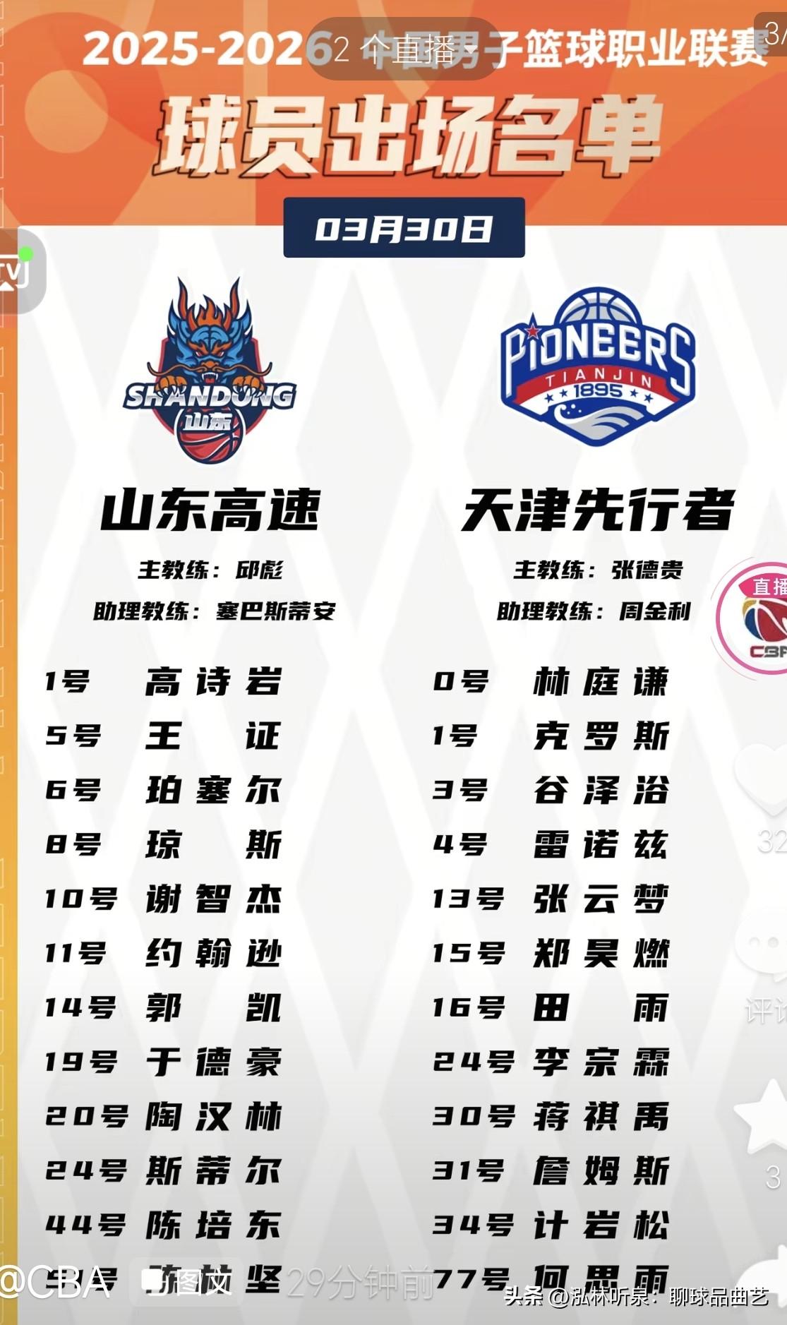 山东高速半场压制天津！斯蒂尔主场首秀惊艳，高诗岩状态回暖？

山东高速主场迎战天