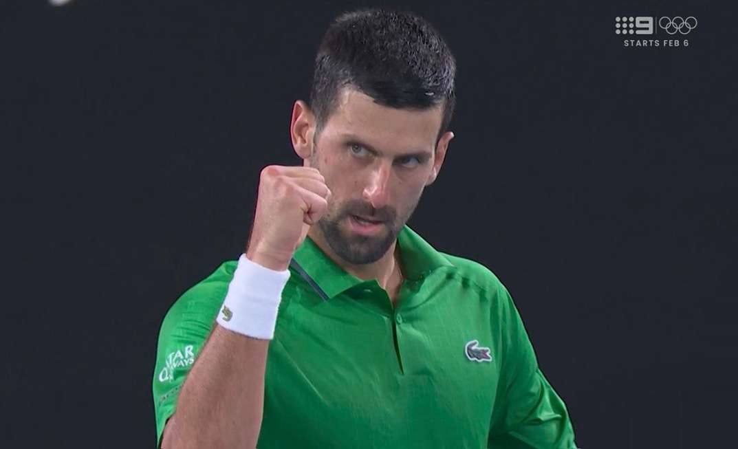 恭喜德约科维奇，进入决赛。今天他绝对打出巅峰时的状态，给出全部。听过他许多个获奖