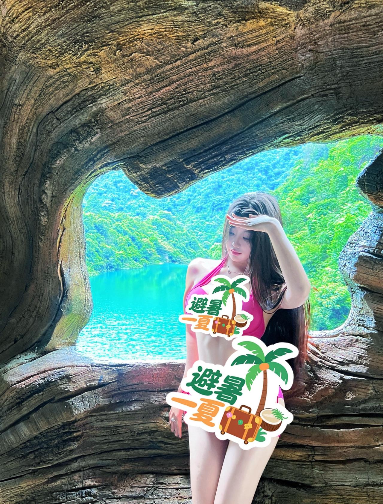 在广东被热浪按在地上摩擦的日子里🌞
终于是来到清远玄真峡谷嬉水王国玩溪降啦
直