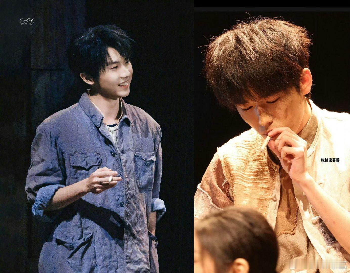 马嘉祺抽烟戏vs宋亚轩抽烟戏马嘉祺宋亚轩抽烟造型 马嘉祺抽烟vs宋亚轩抽烟，一个