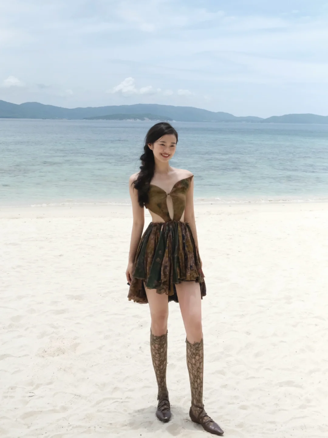 在海边也要仙仙的呀～