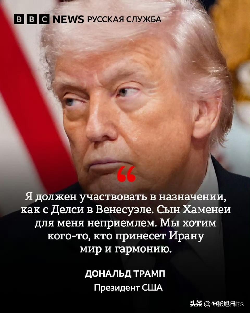 特朗普称应参与伊朗新领导人的选拔——Axios

美国总统在接受Axios采访时