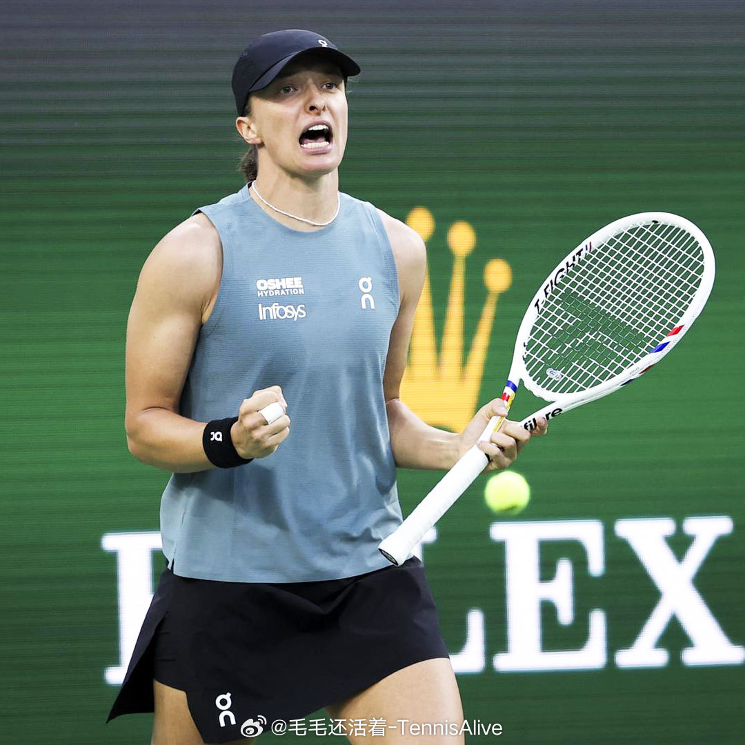 ✅第5次印第安八强✅5连胜穆霍娃✅第27次1000赛八强✅硬地1000赛92胜 