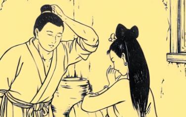 古时候，有个男子上厕所，隔壁间有一女子也在上大号，巧的是，这个女子手里的“厕筹”