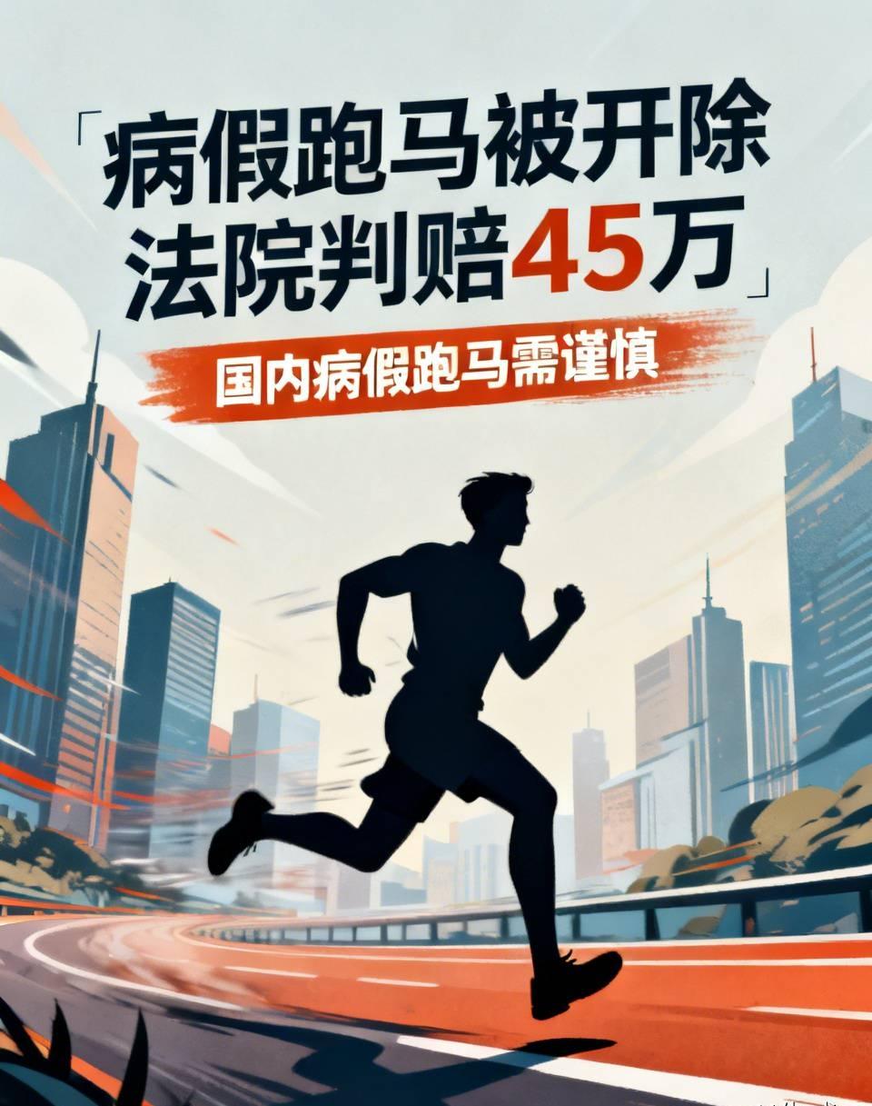 员工休病假跑完鹿特丹全马，3小时27分完赛，公司直接开除。
法院判公司违法，赔付
