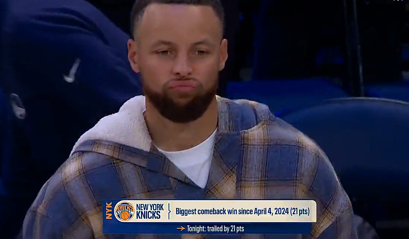 波斯特最后时刻失误，残阵勇士最多领先21分，最后107-110负于尼克斯，遭遇五