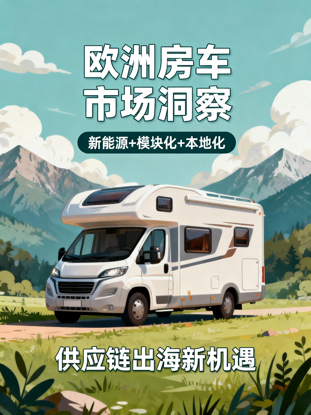 欧洲人买房车，居然是因为租房车太贵？
想靠房车供应链赚海外市场大钱的老板，今天这