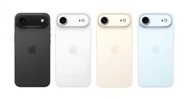苹果iPhone 17 Air配色曝光，分别为黑色、银色、浅金色和浅蓝色 ​​​