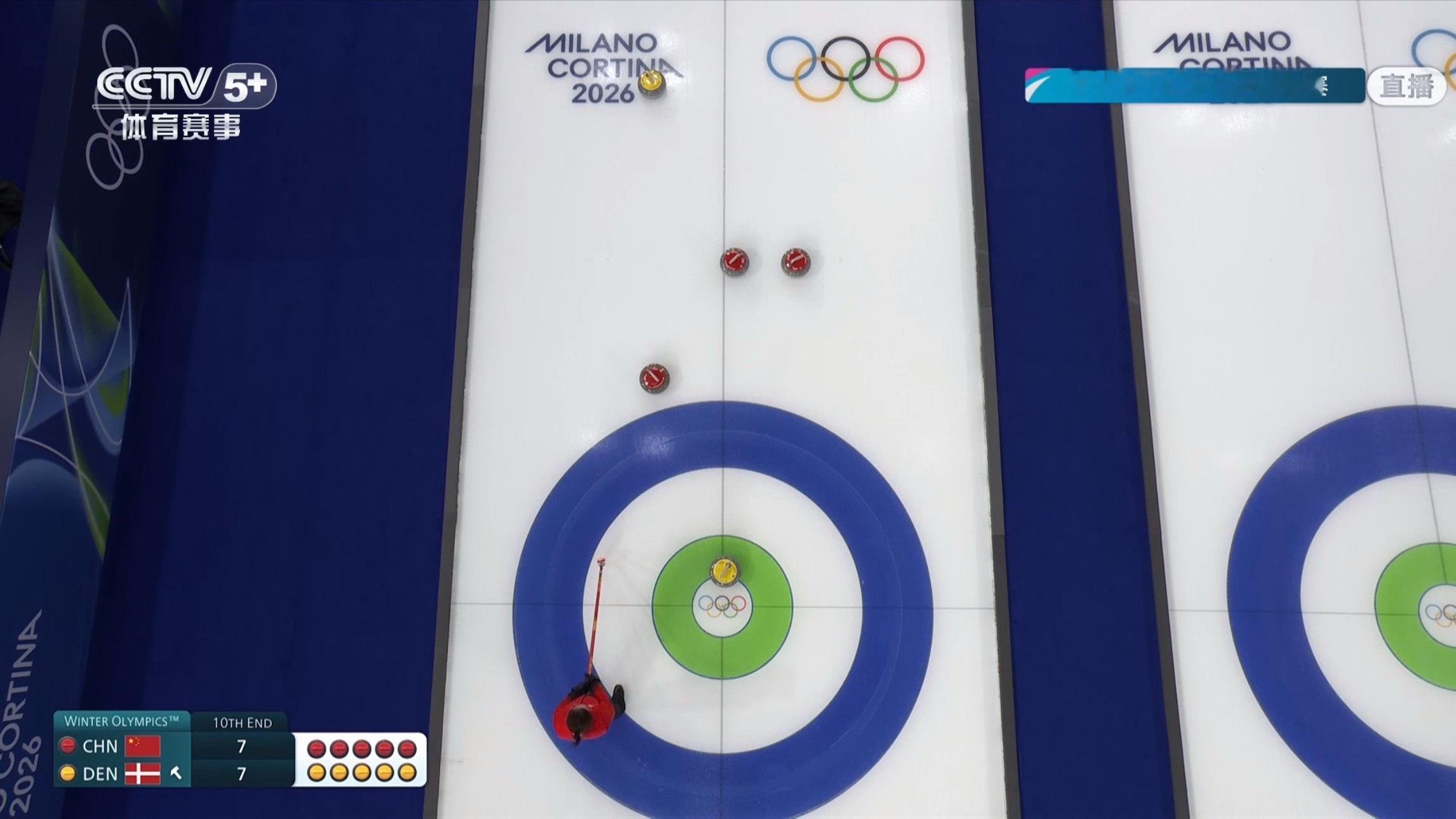 第十局叫暂停了，好消息：大本营前方复杂程度对中国有利坏消息：中国队目前还没有壶在