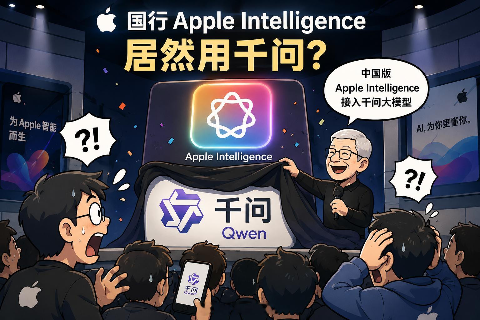 苹果AI 千问卧槽？板上钉钉了，国行iPhone 的Apple Intellig