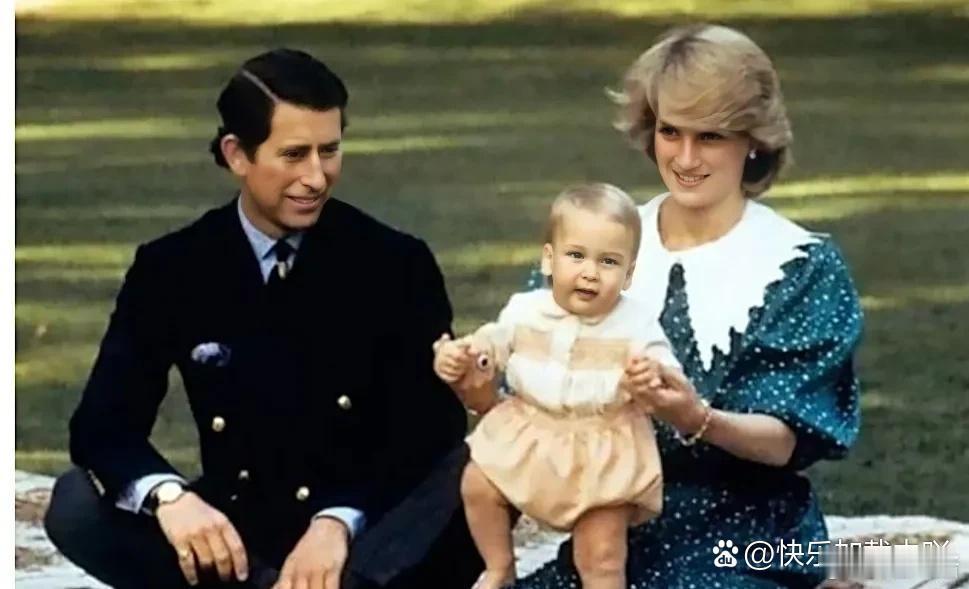威廉小时候也是个超级萌娃，幸福的小王子 