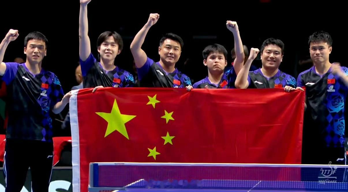 今年世锦赛国乒男团已经没有绝对优势还能顶着压力，真的不容易啊小组赛开始磕磕碰碰，