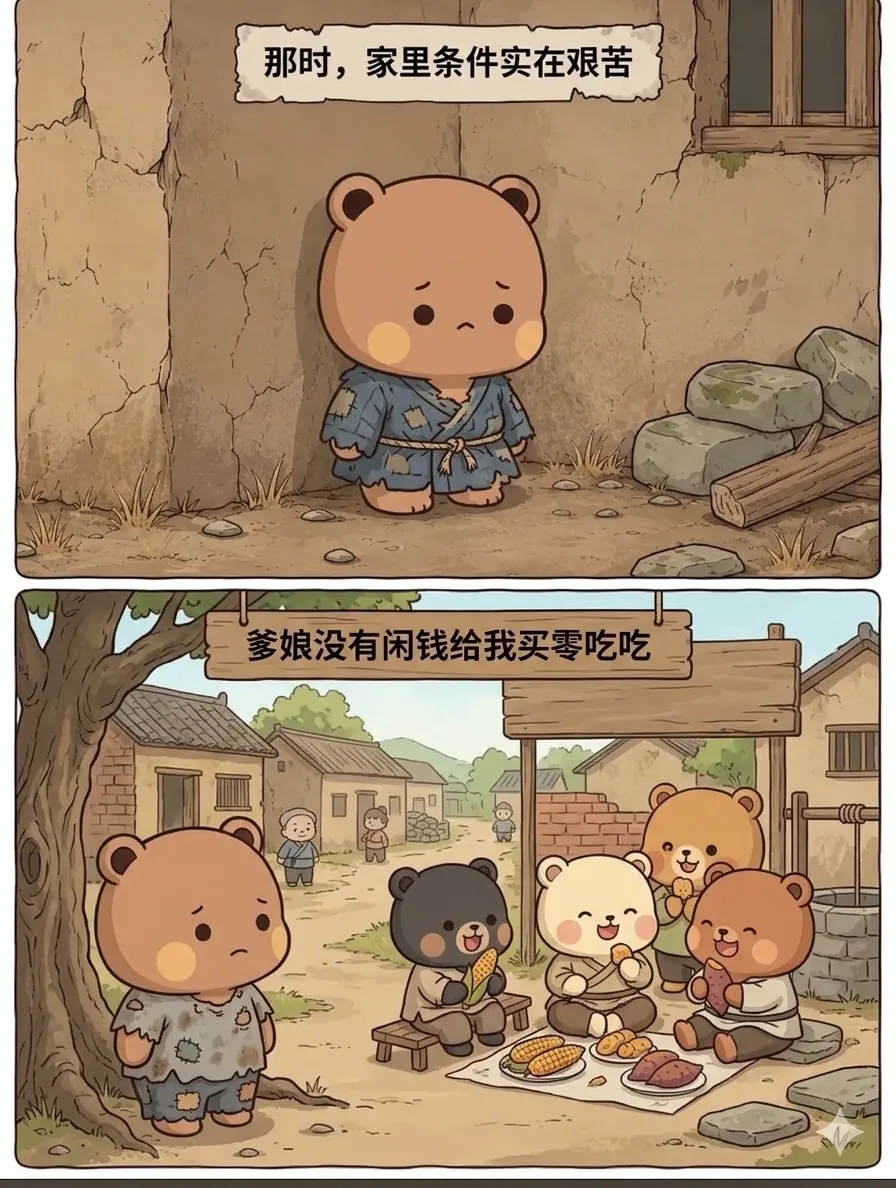 如果你遇见儿时的自己，你想对他说一段话，你会说什么？