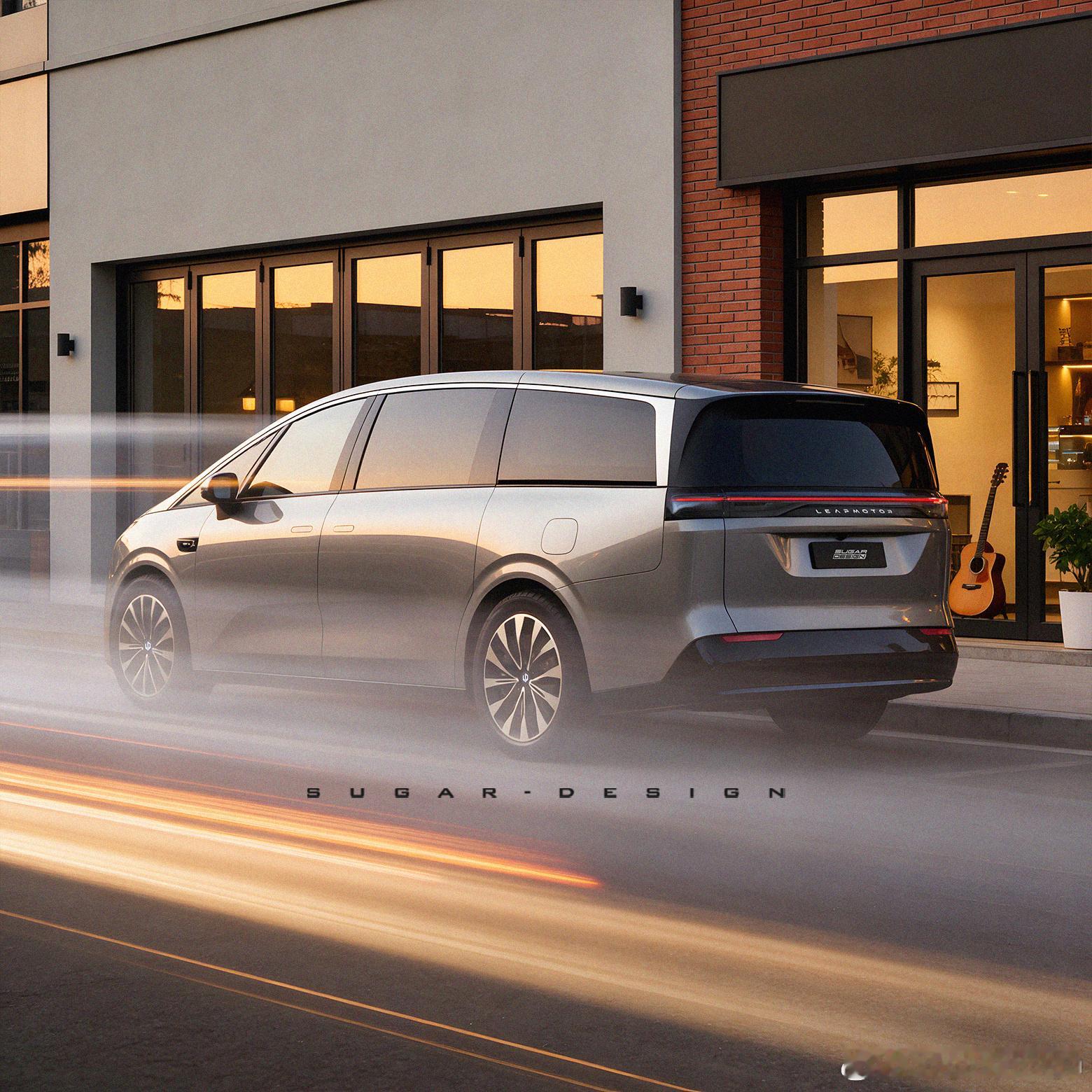 零跑MPV，D21?有人说有点像MEGA你觉得呢？ 