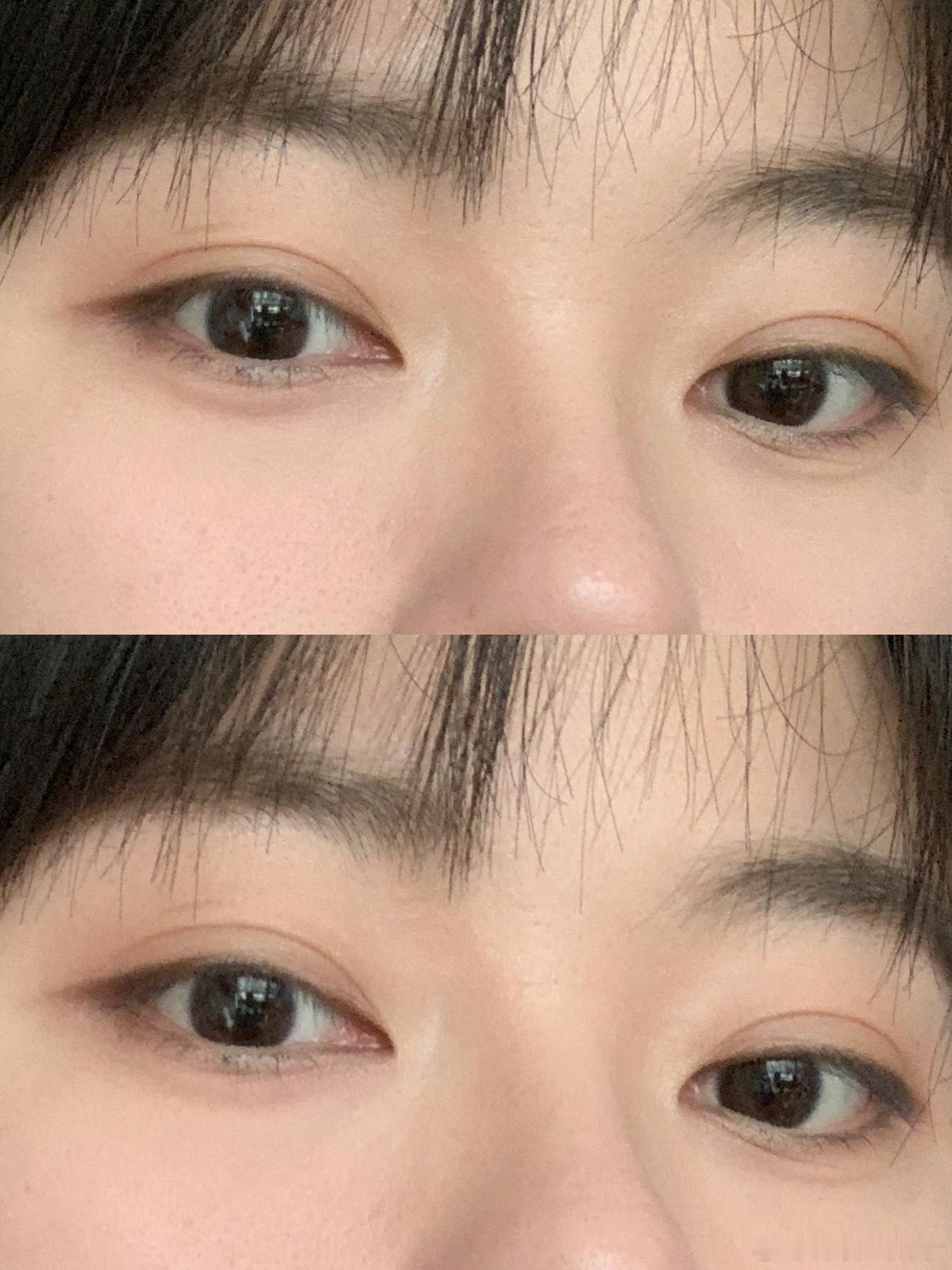 手残党、眼线困难户可以试试holika的眼线啫喱！介于粉状和膏妆之间的质地比粉状