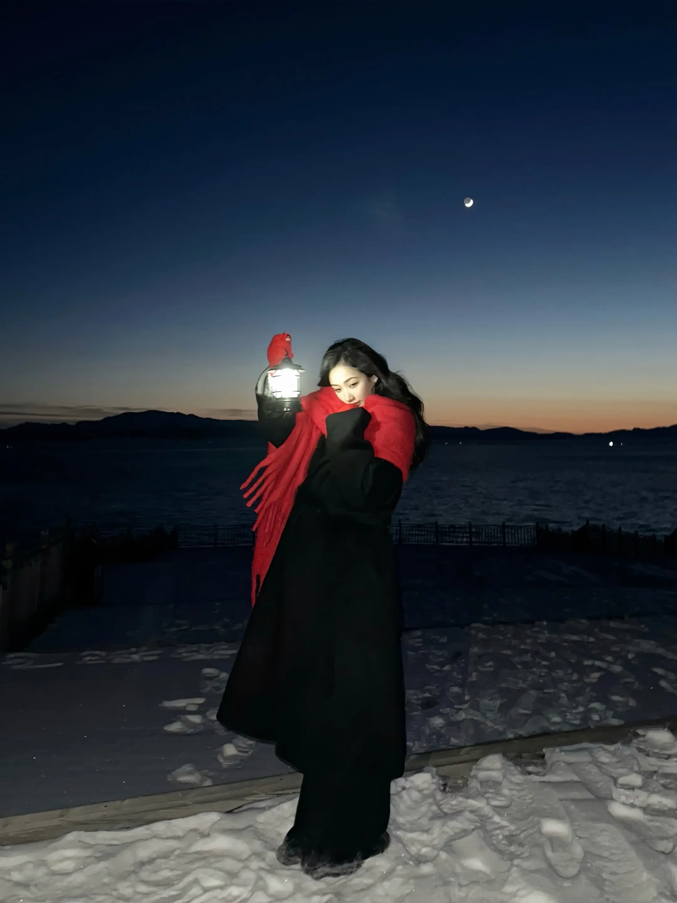 在蓝调时刻 miss you.