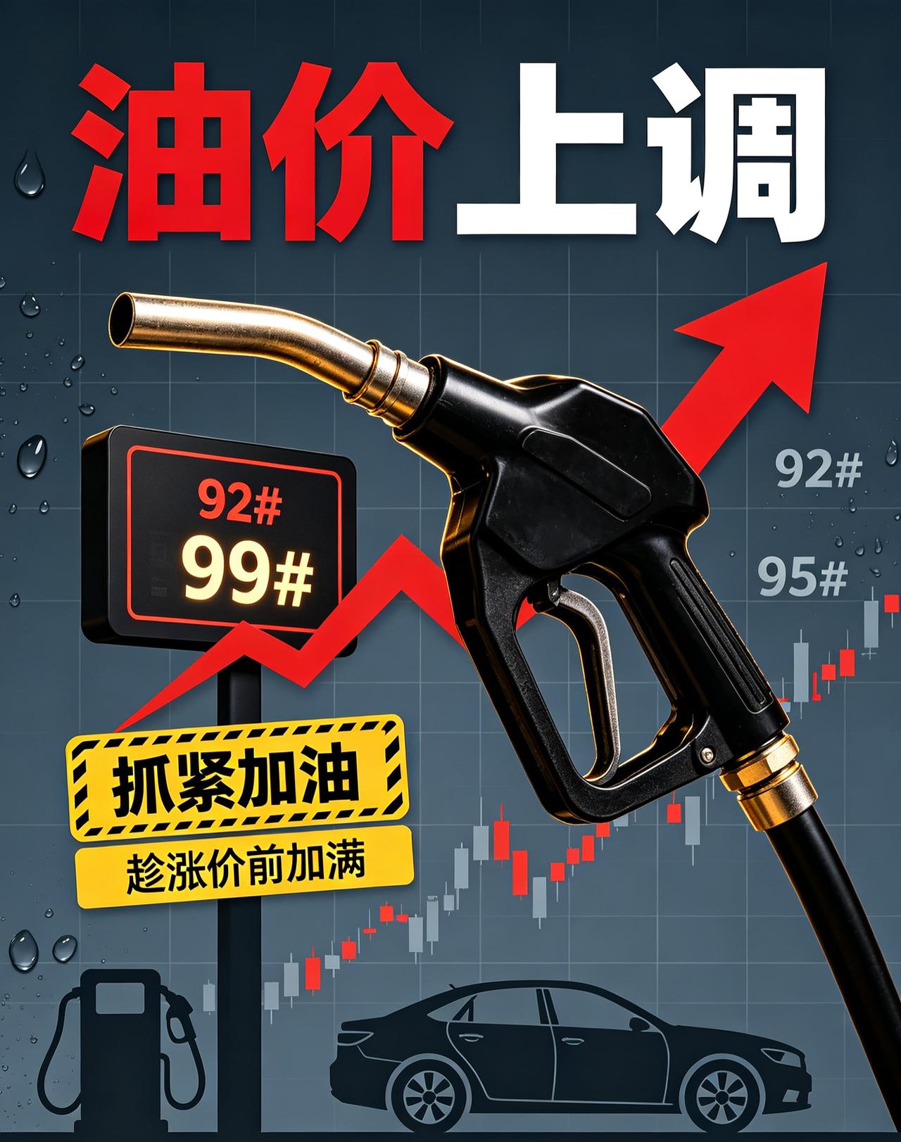 油价明天上调，老司机们能坦然面对了。
今天，陪老战友去年检燃油汽车。在等待验车的