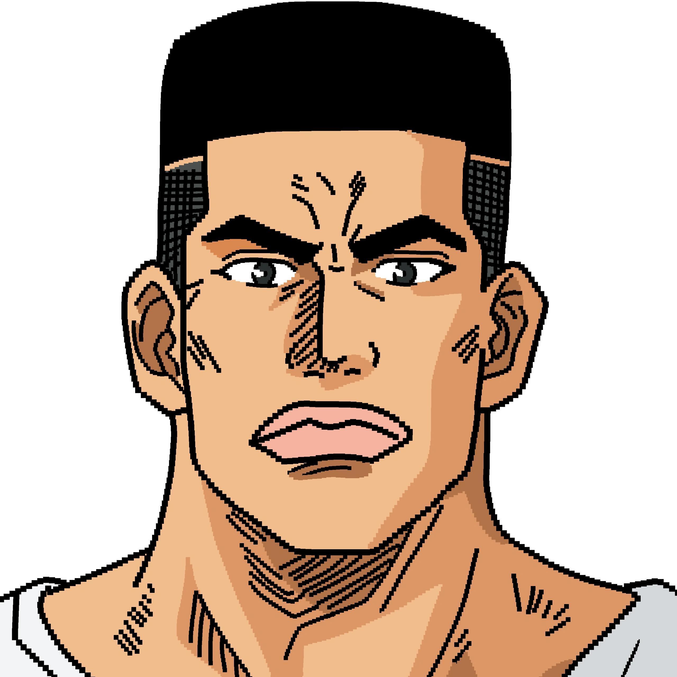 湘北五虎。灌篮高手