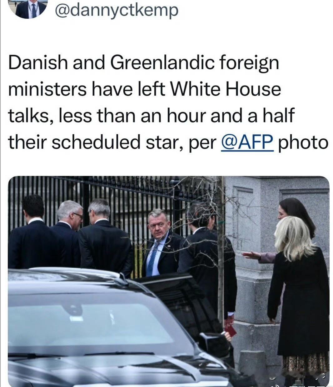 【美国与丹麦和格陵兰的谈判不欢而散】

最新消息，今天(当地时间1月14日)丹麦